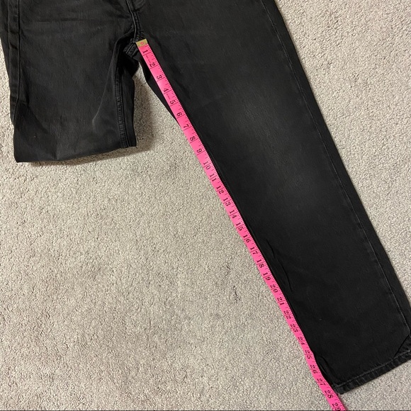 TOPSHOP Moto Black New Boyfriend Mid Rise Loose Fit Jeans Size W26 L32 NWT - Picture 12 of 12